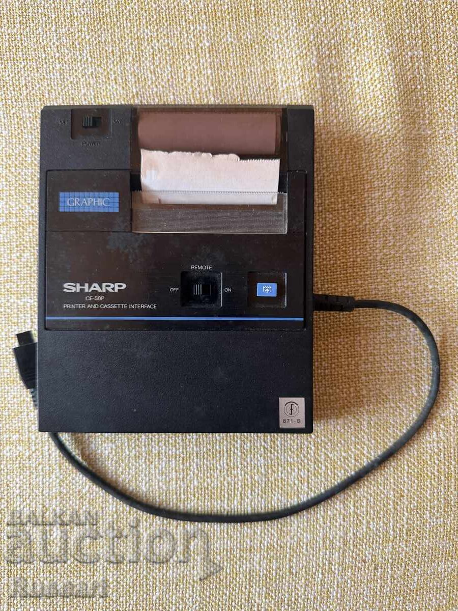 SHARP CE-50P PRINTER AND CASSETTE INTERFACE