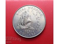 Βρετανική Ανατολική Καραϊβική - 10 δολάρια 1981