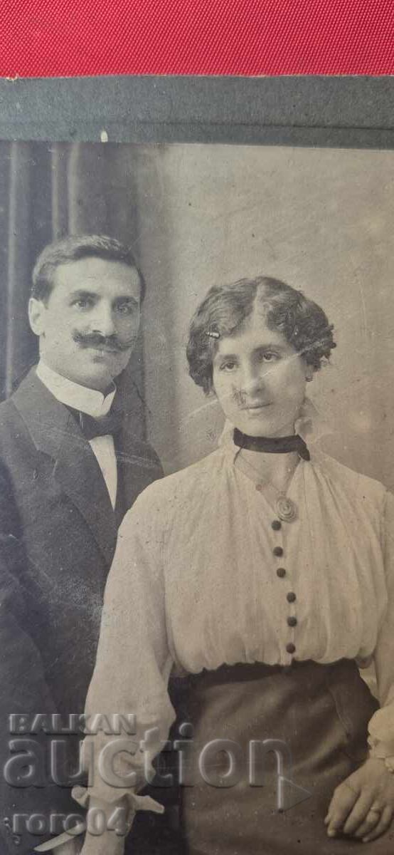 Delivery of SOFIA - OLD PHOTOGRAPH - CARDBOARD - 1916