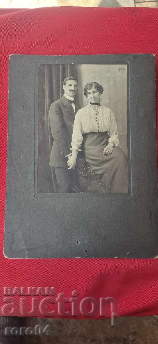 SOFIA - OLD PHOTOGRAPH - CARDBOARD - 1916