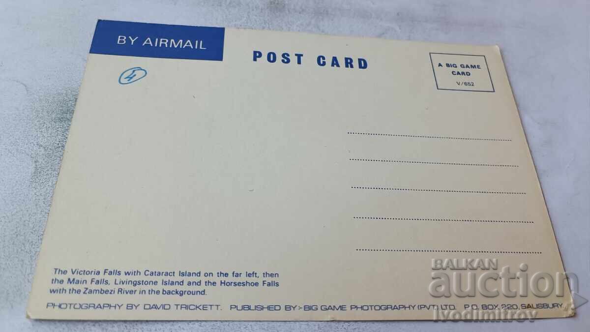 Ταχυδρομικό δελτάριο The Victoria Falls with Cataract Islands με τιμή € 4.67 | 9.13 BGN