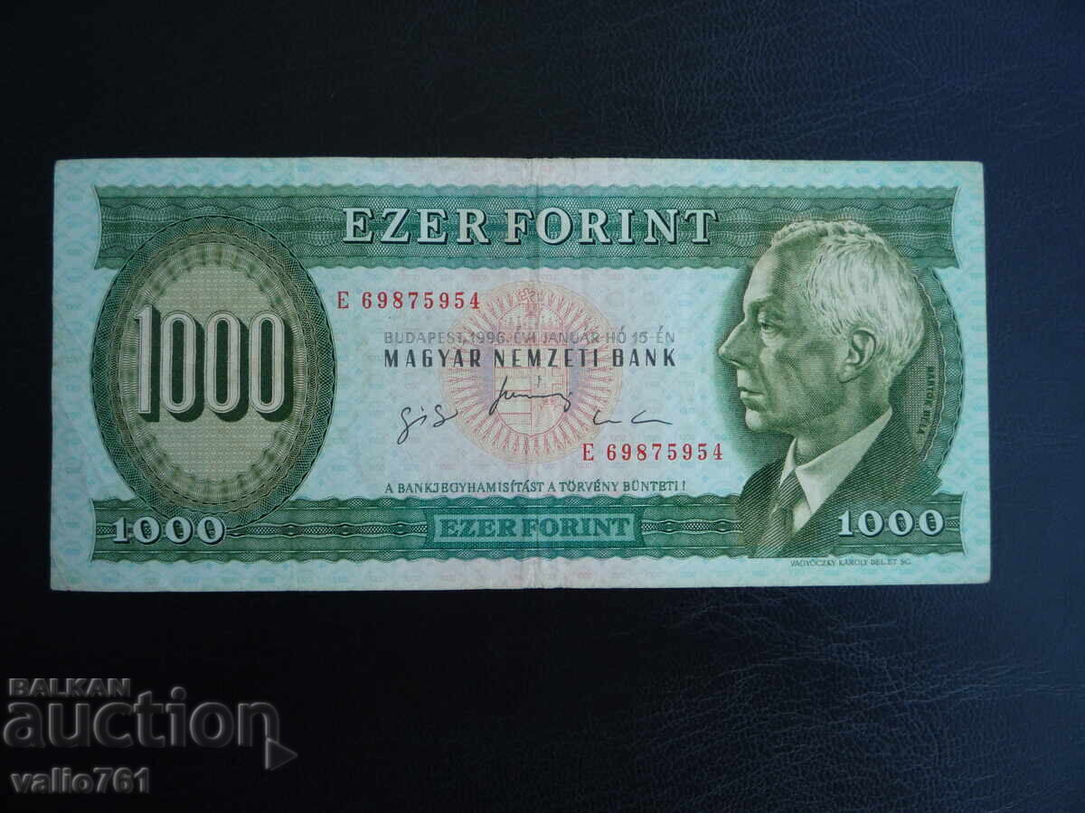 HUNGARY 1000 1 000 FORINT 1996