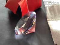 Suvenir DIAMANT - sticlă, diametru 50 mm