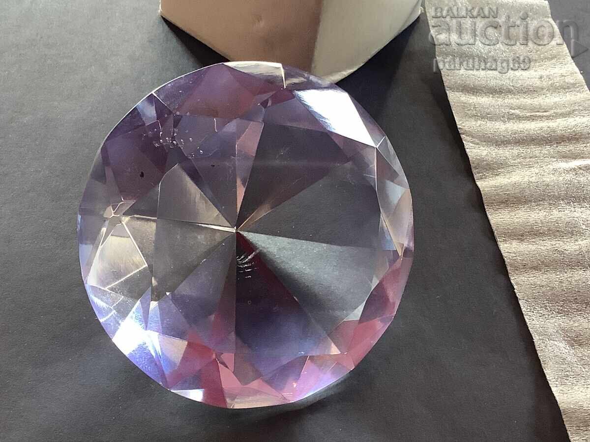 Suvenir DIAMANT - sticlă diametru 80 mm cu preț € 8.00 | 15.65 BGN