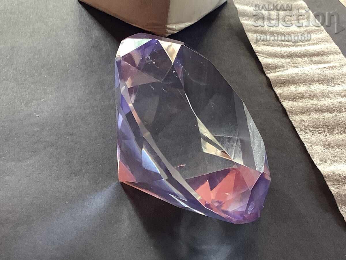 Licitație Suvenir DIAMANT - sticlă diametru 80 mm