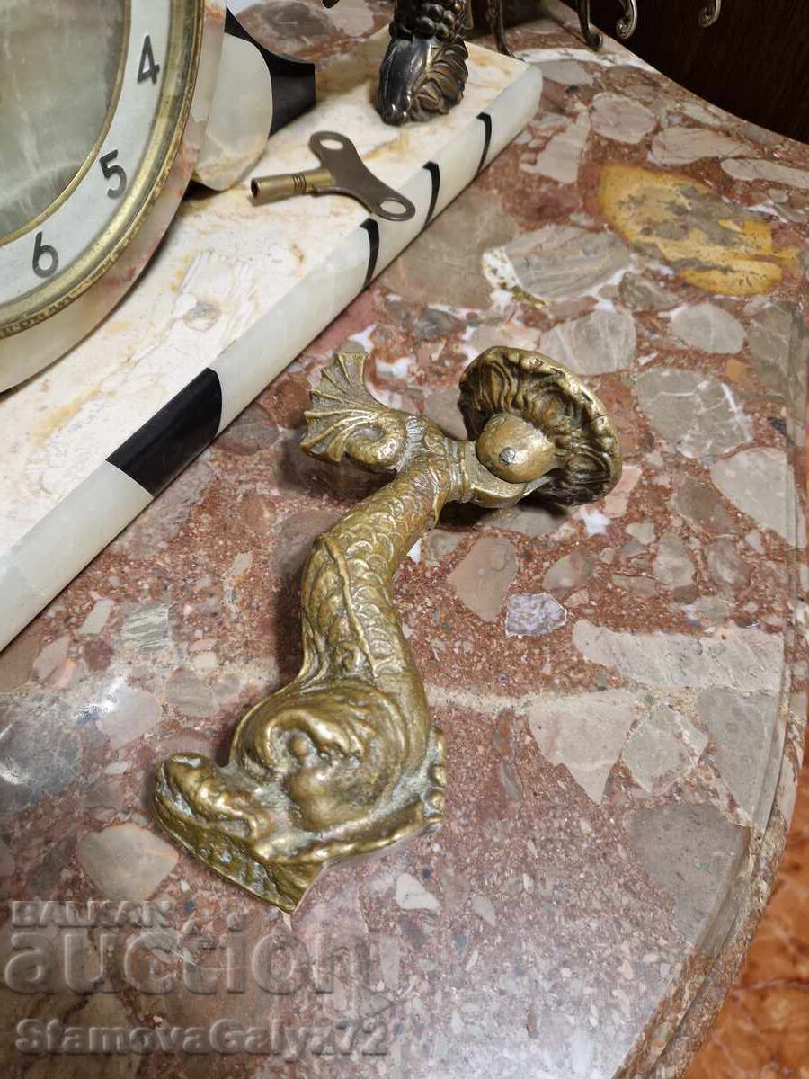 Rare find antique bronze door knocker