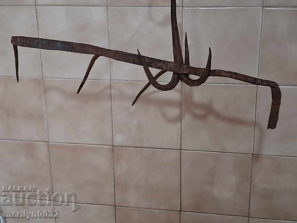 Căsuță veche, unealtă din fier forjat - 5