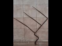 Παλιό εξοχικό σπίτι, σφυρήλατο σίδερο εργαλείο