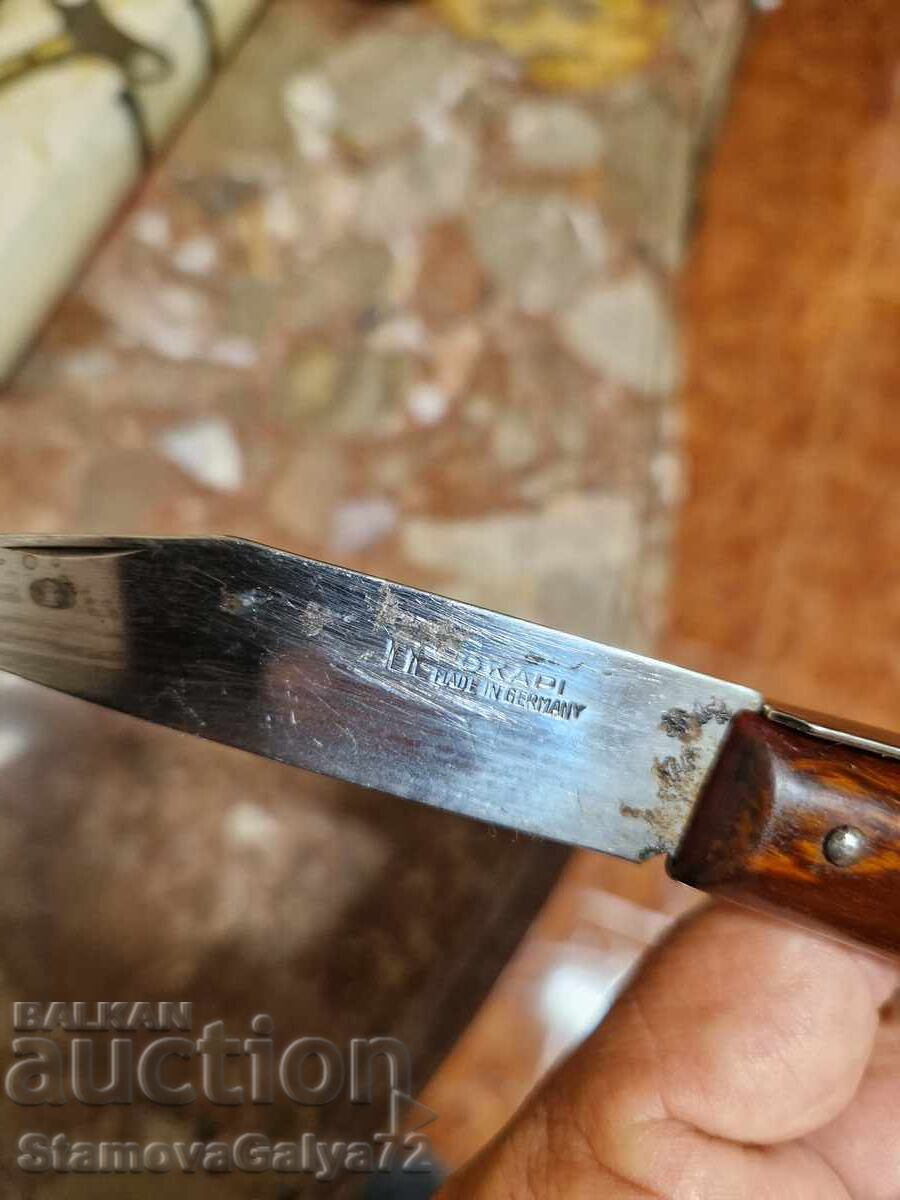 Оригинално антикварно джобно ножче Okapi - 7