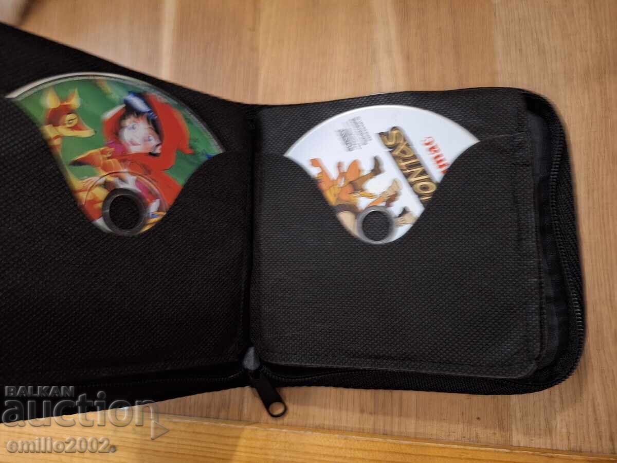 Auction  Cartoons on DVD in a folder 12 pcs.