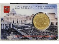 Vatican UNC Coincard 50 Euro Cent Coin 2015 Vatican Euro