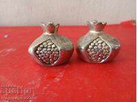 Δύο επαργυρωμένα διακοσμητικά