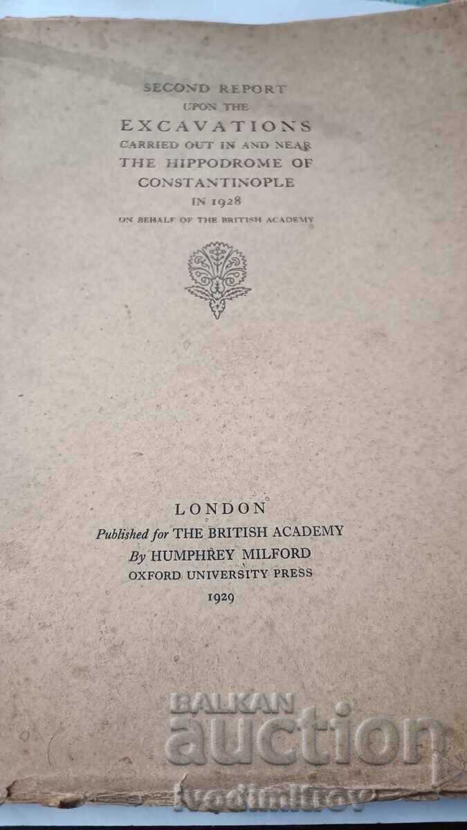 Second Report Excavation Hippodrome of Constantonopl 1929