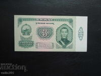 MONGOLIA 3 TUGRIK 1983 NOU UNC