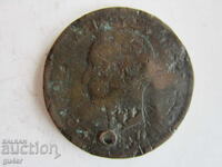 ❌❌ΕΛΛΑΔΑ/10 ΛΕΠΤΑ, 19ος ΑΙΩΝΑΣ/ΣΠΑΝΙΟ ΝΟΜΙΣΜΑ/ΤΡΥΠΗΜΕΝΟ/ΑΥΘΕΝΤΙΚΟ❌❌