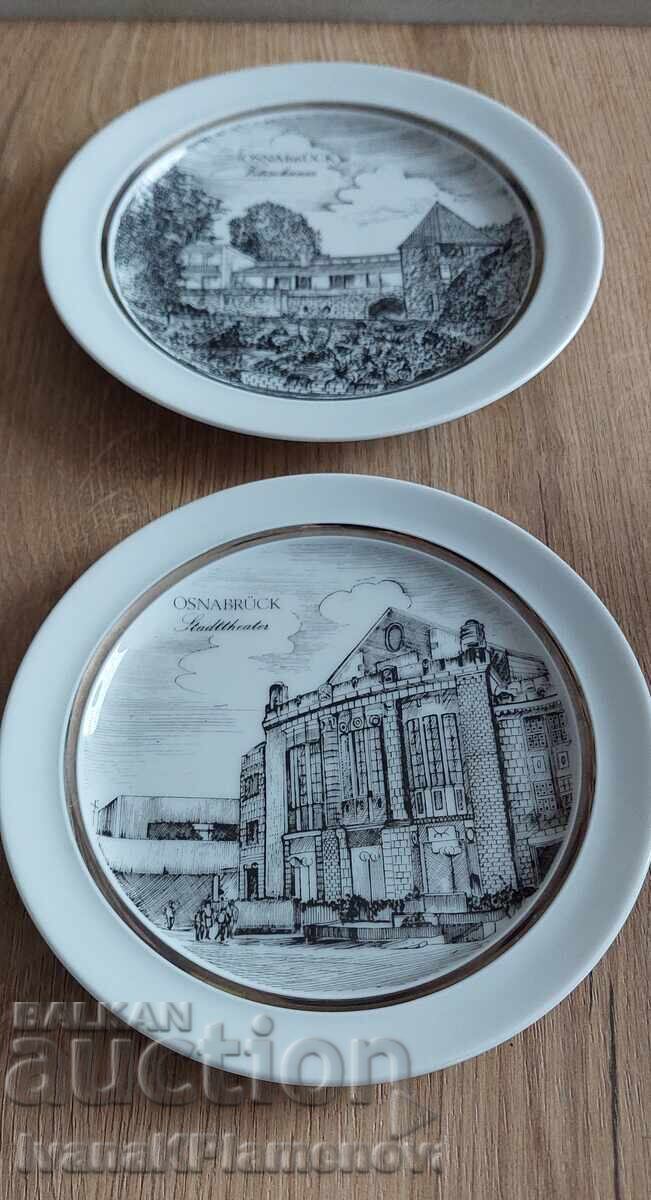 Πιάτα πορσελάνη ρετρό Γερμανία για γνώστες δύο τεμάχια με τιμή € 16.00 | 31.29 BGN