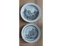 Farfurii porțelan retro Germania pentru cunoscători, două bucăți