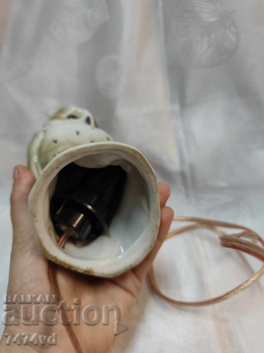 Lampă de masă retro din porțelan în formă de bufniță - 7