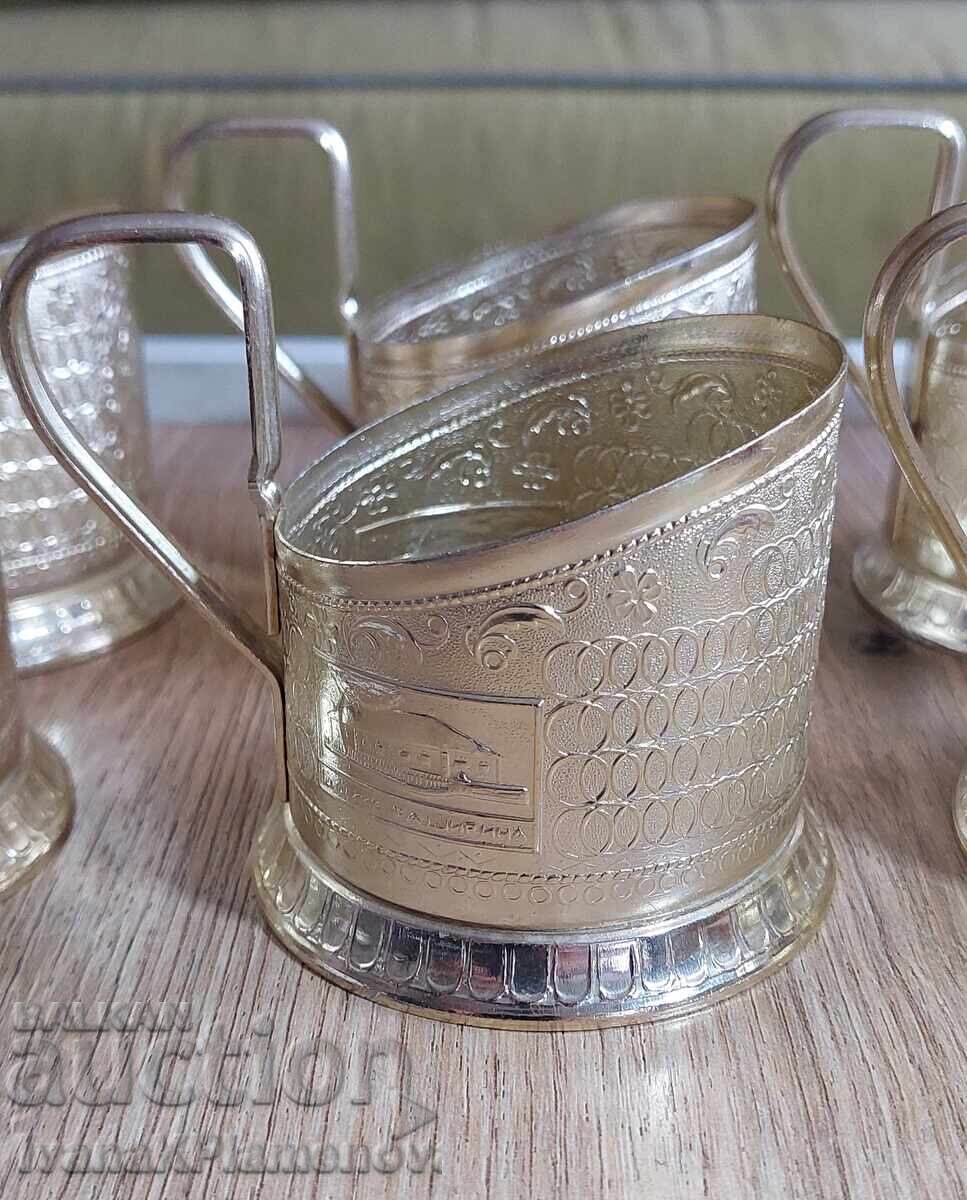 Licitație Suporturi pentru pahare Rusia pentru cunoscători, 6 bucăți