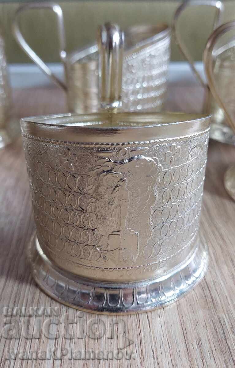 Livrarea Suporturi pentru pahare Rusia pentru cunoscători, 6 bucăți