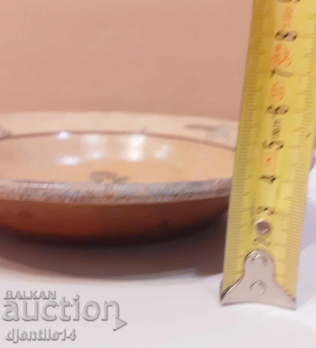 Δημοπρασία Παλιό κεραμικό πιάτο