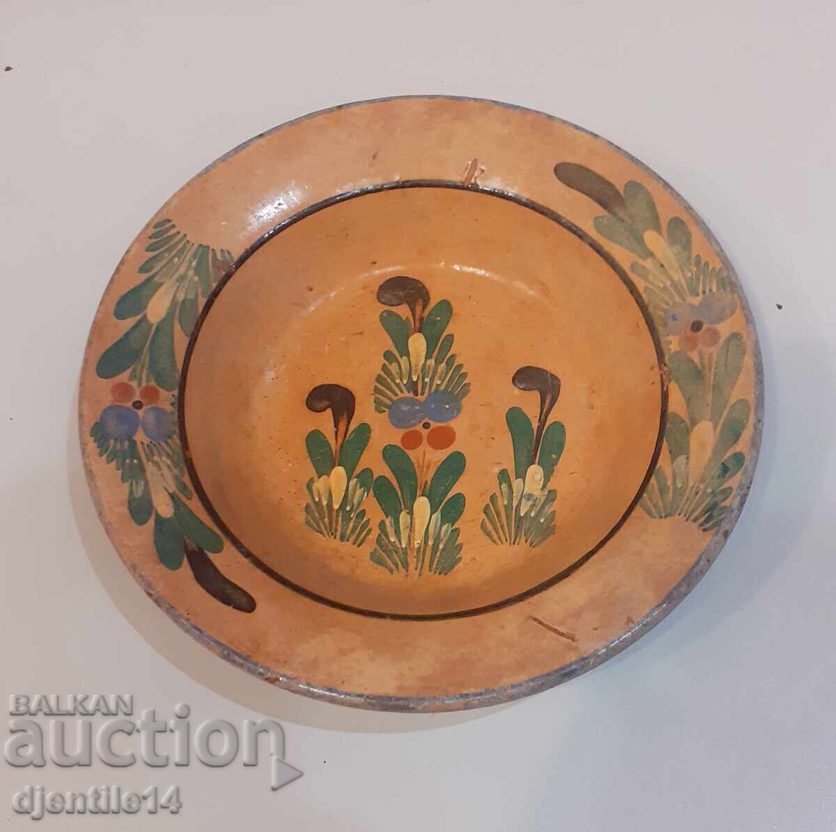 Παλιό κεραμικό πιάτο - 5