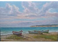 Ανατόλι Παναγόνοφ - ελαιογραφία σε καμβά, 35 x 50 εκ