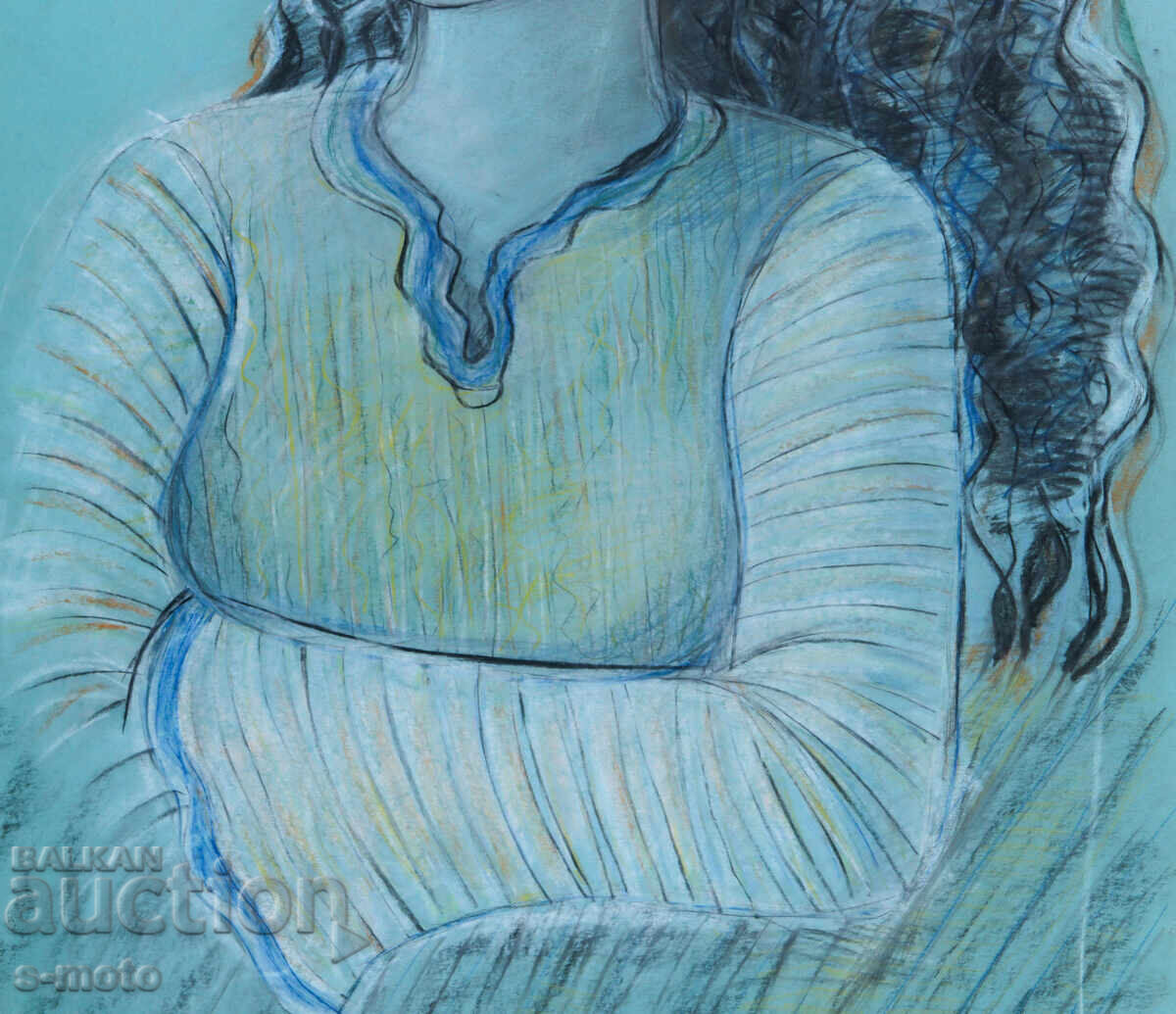 Tablou portret în pastel - 6