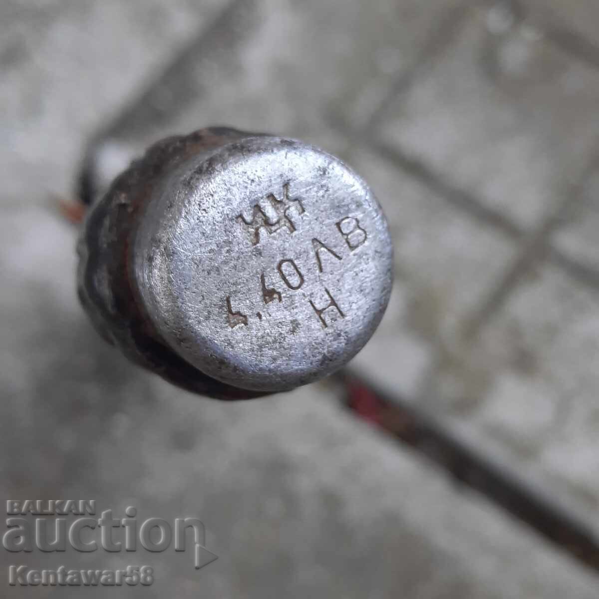 Стар български нож Костенец, с кания. - 5