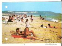 Картичка  България  Река Камчия Устието Плажът 2*