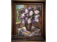 Denitsa Garelova tablou „Liliac” 50/40 înrămat