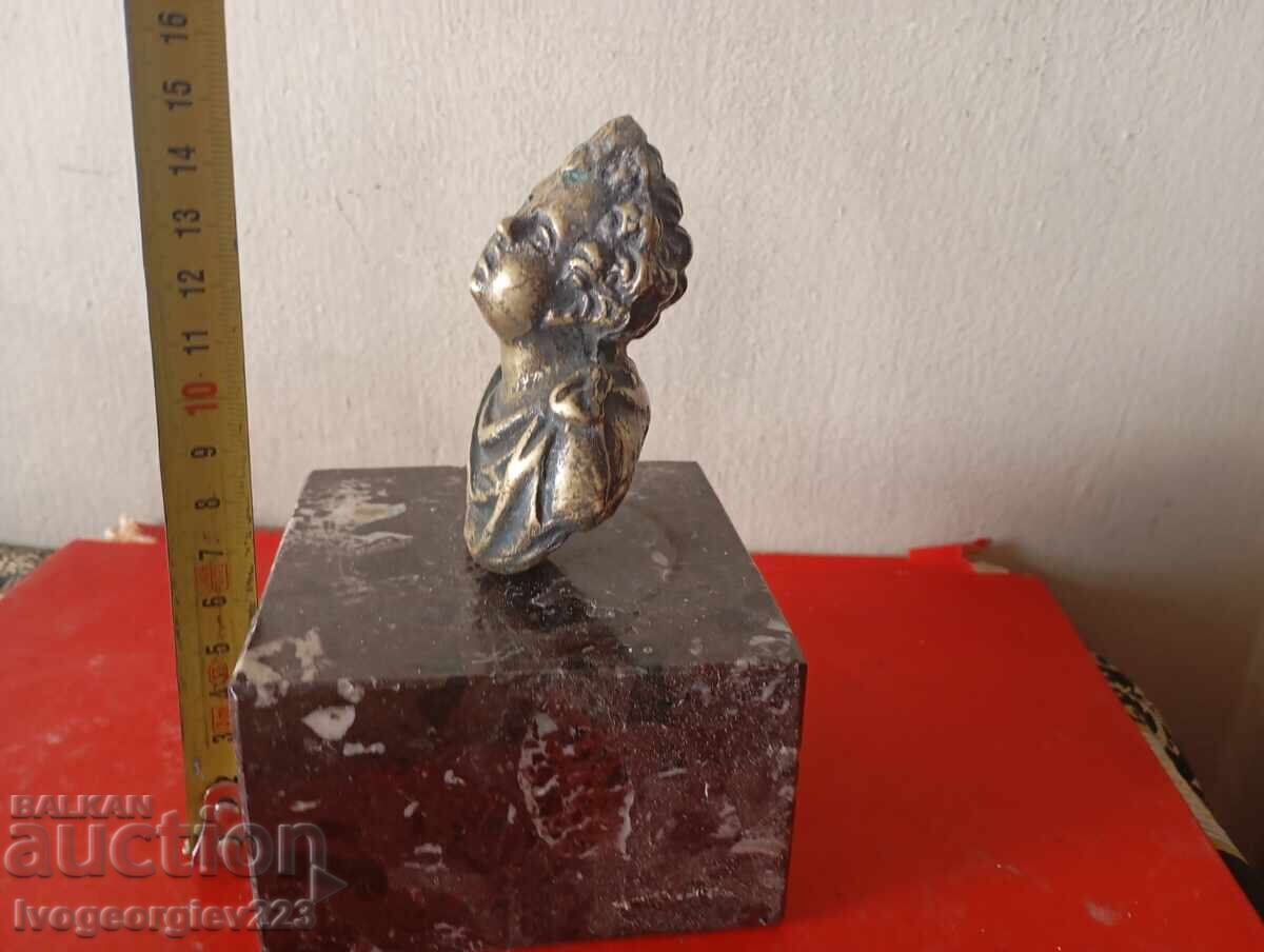 Стар бронзов бюст на херовим с цена € 35.00 | 68.45 лв.