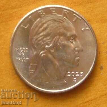 SUA Femei americane remarcabile 1/4 dolar 2025 Dr. Vera Rubin D cu preț € 1.80 | 3.52 BGN