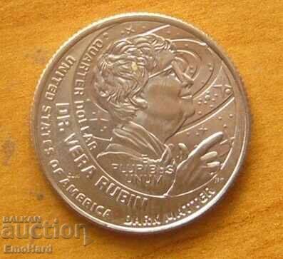 SUA Femei americane remarcabile 1/4 dolar 2025 Dr. Vera Rubin D