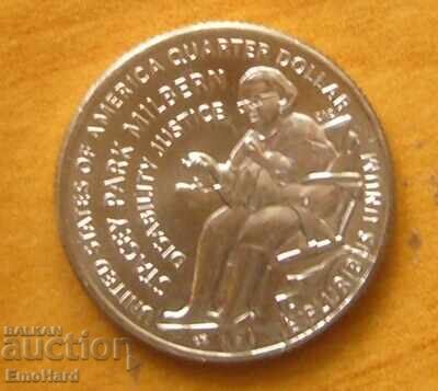 САЩ Видни американски жени 1/4 долар 2025 Стейси Милбърн P