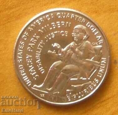 САЩ Видни американски жени 1/4 долар 2025 Стейси Милбърн D