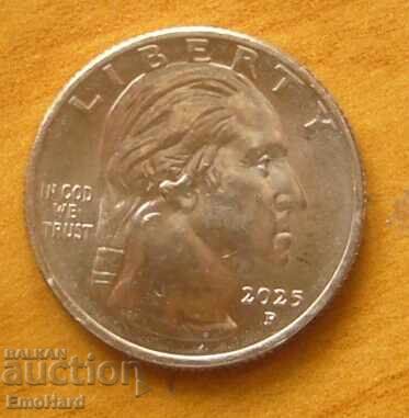 САЩ Видни американски жени 1/4 долар 2025 Алтеа Гибсън P с цена € 1.80 | 3.52 лв.