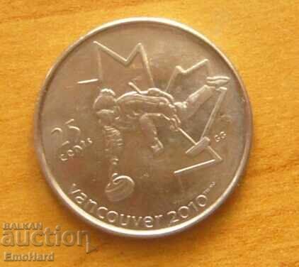 Καναδάς 25 σεντς 2007 - Βανκούβερ Κέρλινγκ