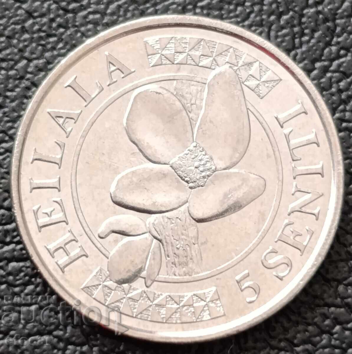 5 Tongan seniti 2012