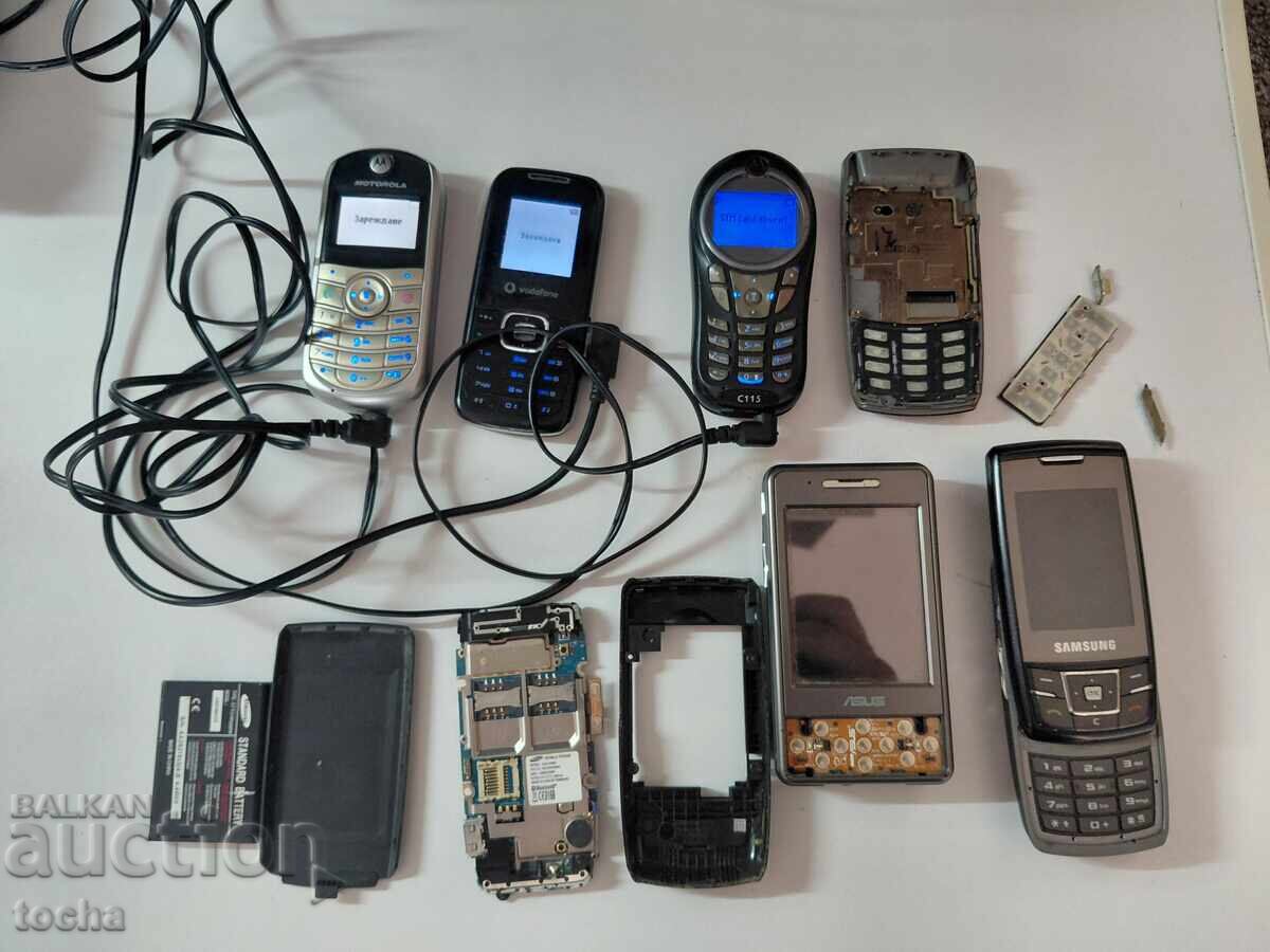 old button phones, some are working