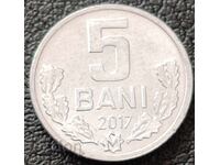 5 bani Moldova 2017
