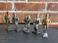 Figurine vechi cu soldați. Durso Elastolin Lineol