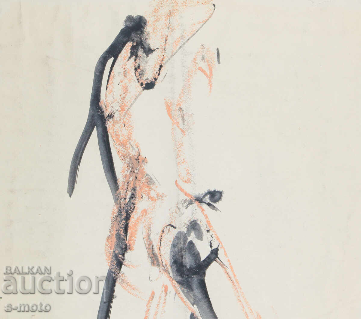 Delivery of Painting portrait nude body ink