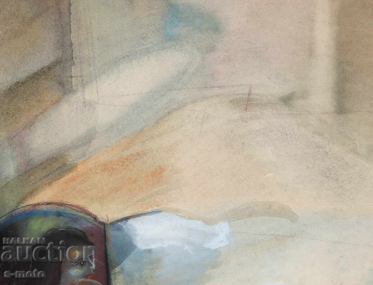 Delivery of Pastel Painting Abstract Composition