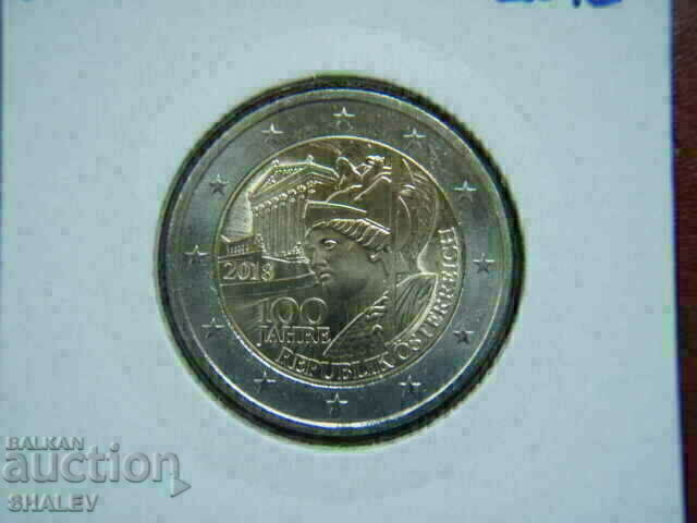 2 euro 2018 Austria "Republic" - Unc (2 euro) with price € 4.59 | 8.98 BGN