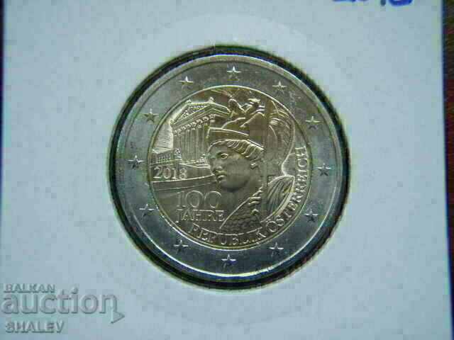 Auction  2 euro 2018 Austria "Republic" - Unc (2 euro)