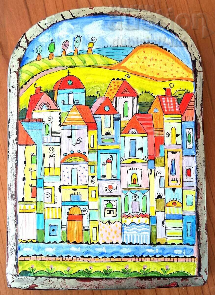 Tablou, peisaj, art. Elena Chubrikova