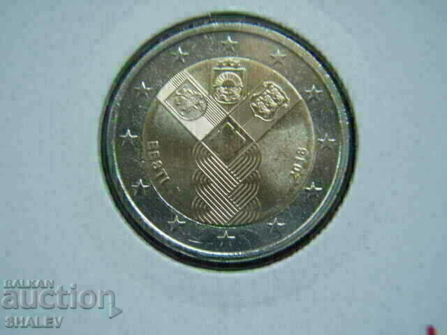 2 euro 2018 Estonia „100 de ani Baltic”(1) /Estonia/ (2 euro) cu preț € 6.89 | 13.48 BGN