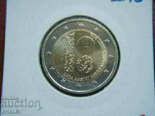 2 euro 2018 Estonia "Sada Aastat" (2) /Естония/ Unc (2 евро) с цена € 5.49 | 10.74 лв.