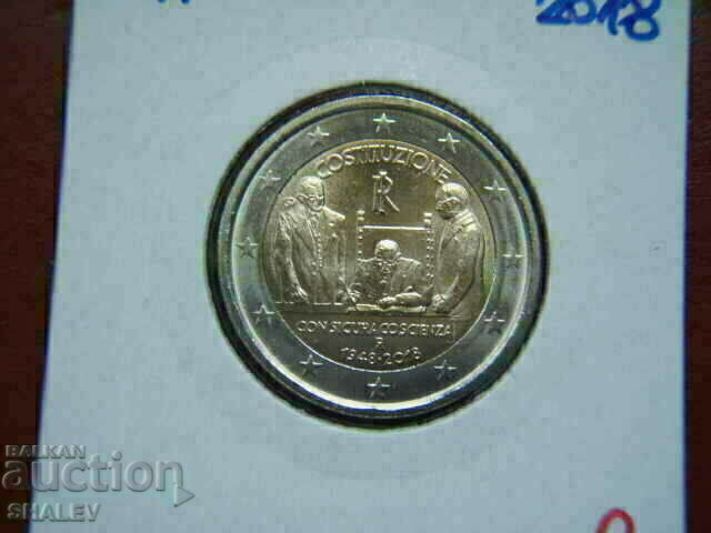 Delivery of 2 euro 2018 Italy "Constitution" (2) /Italy/ - Unc (2 euro)